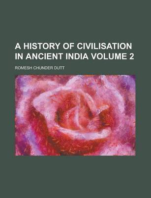 Book cover for A History of Civilisation in Ancient India Volume 2