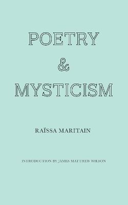 Book cover for Poetry and Mysticism