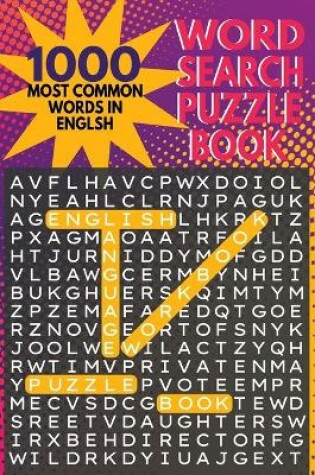 Cover of Word Search Puzzle Book - English Language Workbook Puzzle Book