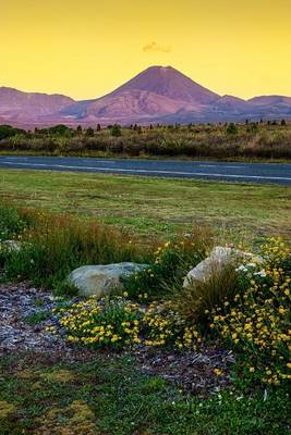 Book cover for Mount Tongariro Volcano in New Zealand