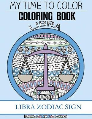 Book cover for Libra Zodiac Sign - Adult Coloring Book