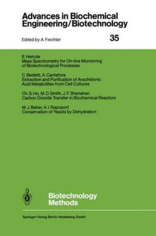 Cover of Biotechnology Methods