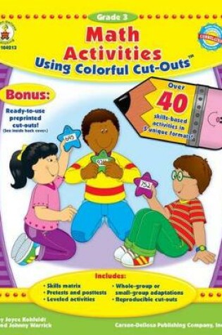 Cover of Math Activities Using Colorful Cut-Outs(tm), Grade 3