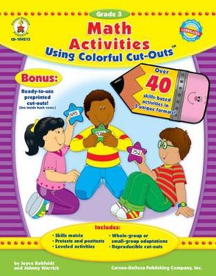 Book cover for Math Activities Using Colorful Cut-Outs(tm), Grade 3