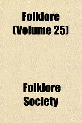 Book cover for Folklore (Volume 25)