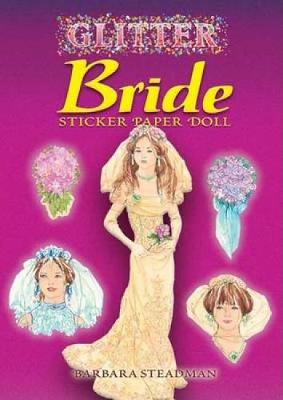 Book cover for Glitter Bride Sticker Paper Doll