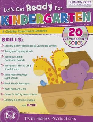 Book cover for Let's Get Ready for Kindergarten Christian Bind-Up Workbook