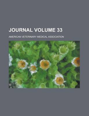 Book cover for Journal Volume 33