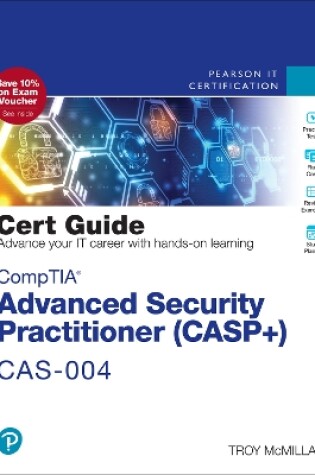 Cover of CompTIA Advanced Security Practitioner (CASP+) CAS-004 Cert Guide