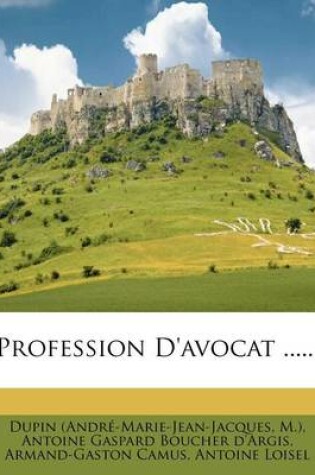Cover of Profession D'Avocat ......