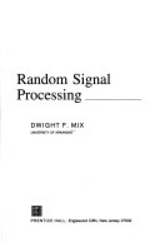 Cover of Random Signal Processing