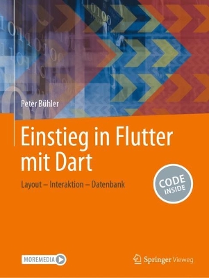 Book cover for Einstieg in Flutter mit Dart