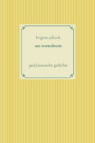 Cover of um wortesbreite