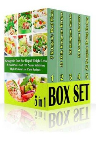 Cover of Ketogenic Diet for Rapid Weight Loss Box Set 5 in 1