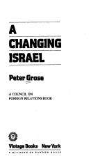 Book cover for A Changing Israel