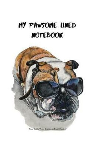 Cover of My Pawsome Lined Notebook