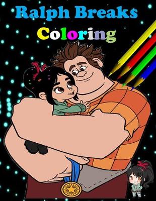 Book cover for Ralph Breaks Coloring