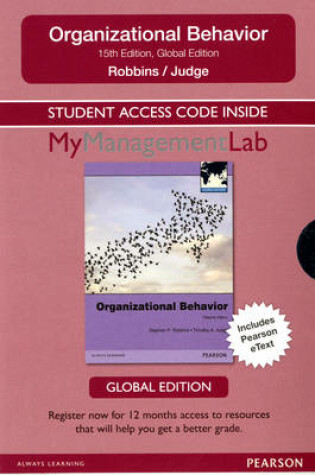 Cover of Access Card for Organizational Behavior: Global Edition