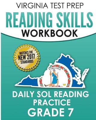 Book cover for Virginia Test Prep Reading Skills Workbook Daily Sol Reading Practice Grade 7