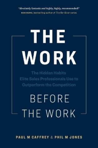 Cover of The Work Before the Work