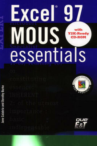 Cover of MOUS Essentials Excel 97 Expert, Y2K Ready