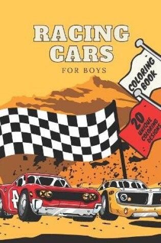 Cover of Racing Cars Coloring Book For Boys