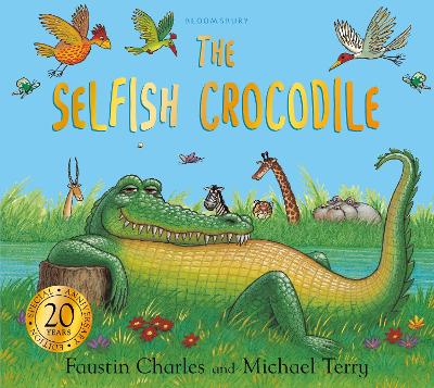 Book cover for The Selfish Crocodile Anniversary Edition