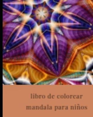 Book cover for libro de colorear mandala para ninos