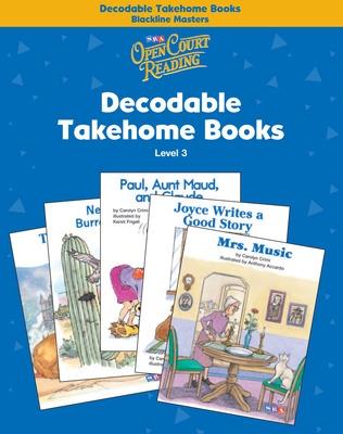 Book cover for Open Court Reading, Decodable Takehome Blackline Masters (1 workbook of 35 stories), Grade 3