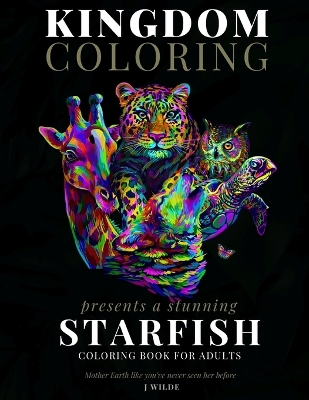 Book cover for A Starfish Coloring Book for Adults