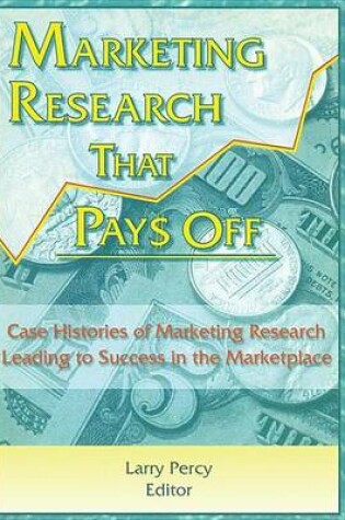 Cover of Marketing Research That Pays Off: Case Histories of Marketing Research Leading to Success in the Marketplace