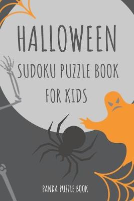 Book cover for Halloween Sudoku Puzzle Book For Kids