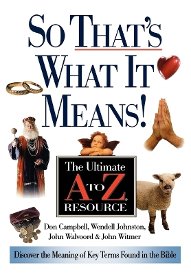 Book cover for So That's What it Means!