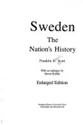 Cover of Sweden: Nation' History