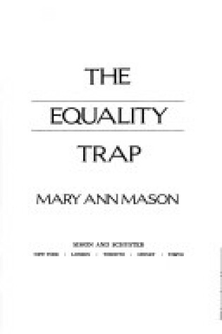 Cover of Equality Trap