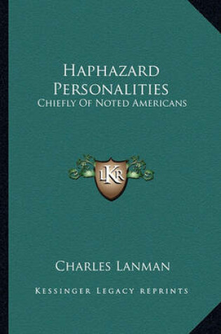 Cover of Haphazard Personalities Haphazard Personalities