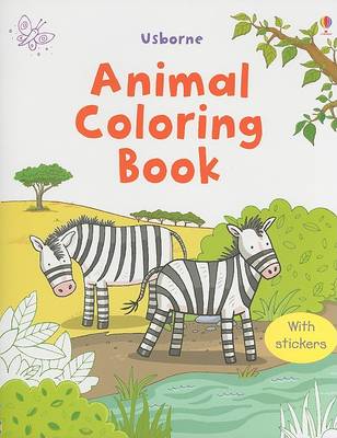 Book cover for Animal Coloring Book