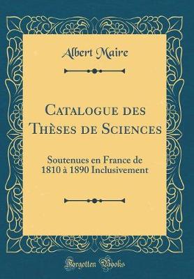 Book cover for Catalogue Des Theses de Sciences