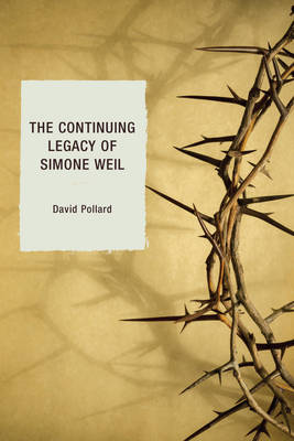 Book cover for The Continuing Legacy of Simone Weil