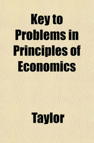 Cover of Key to Problems in Principles of Economics