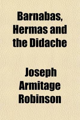 Book cover for Barnabas, Hermas and the Didache