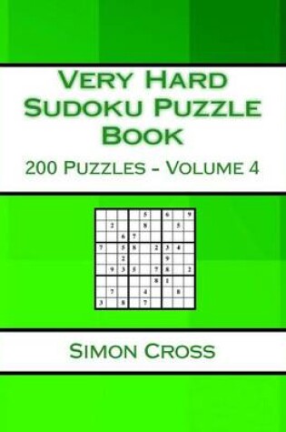 Cover of Very Hard Sudoku Puzzle Book Volume 4