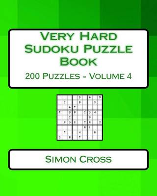 Cover of Very Hard Sudoku Puzzle Book Volume 4