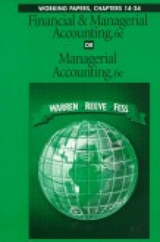 Cover of Working Papers for Managerial Accounting