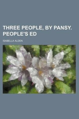 Cover of Three People, by Pansy. People's Ed