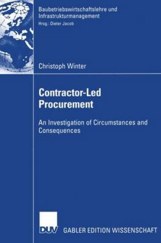 Cover of Contractor-Led Procurement