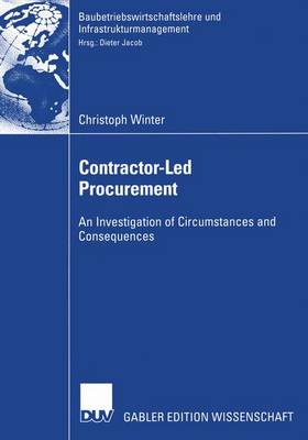 Book cover for Contractor-Led Procurement