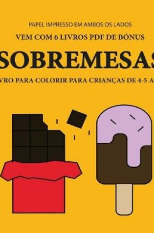 Cover of Livro para colorir para criancas de 4-5 anos (Sobremesas)