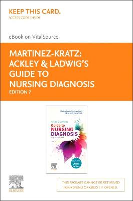 Cover of Ackley & Ladwig's Guide to Nursing Diagnosis Vitalsource (Retail Access Card)