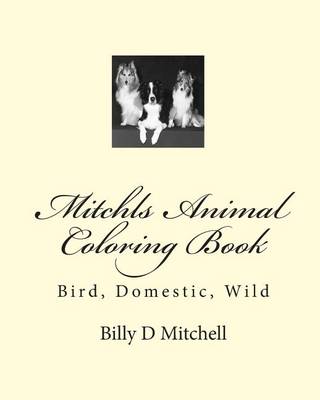 Book cover for Mitchls Animal Coloring Book